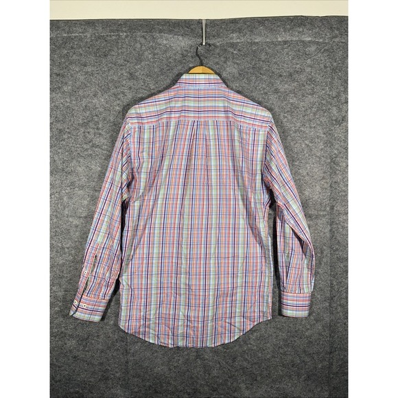 Peter Millar Seaside Finish Long Sleeve Button Down Shirt Men's MediumMulticolor - Picture 3 of 4